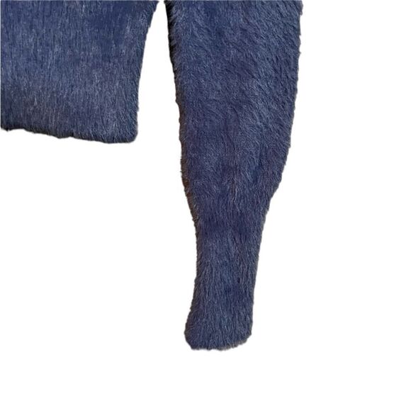 Zara blue fuzzy sweater. Size medium - Picture 8 of 11